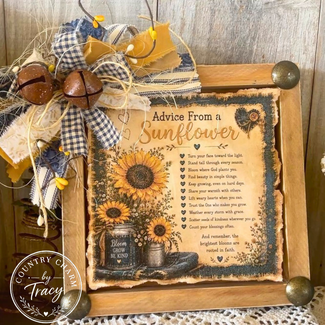 Advice from a Sunflower - Digital Download Printable