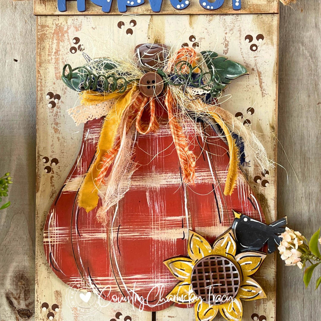 Harvest Blessings Pallet Sign Door Hanger *SALE*
