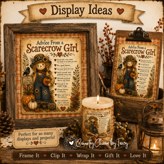 Advice from a Scarecrow Girl - Ultimate Printable Bundle Instant Download