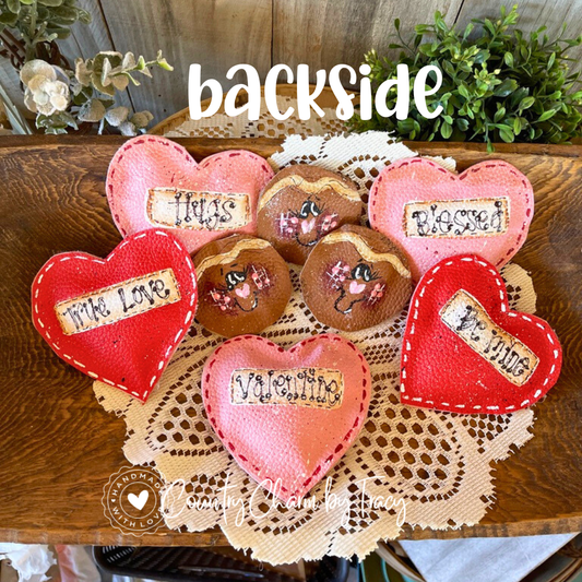 ๐ Valentine Bowl Filler Set โ Hearts & Gingerbread (Set of 7) - LAST SET AVAILABLE!