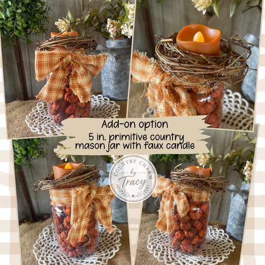 Love Grows Best at Harvest Time - 5x5 Shadow Box Decor