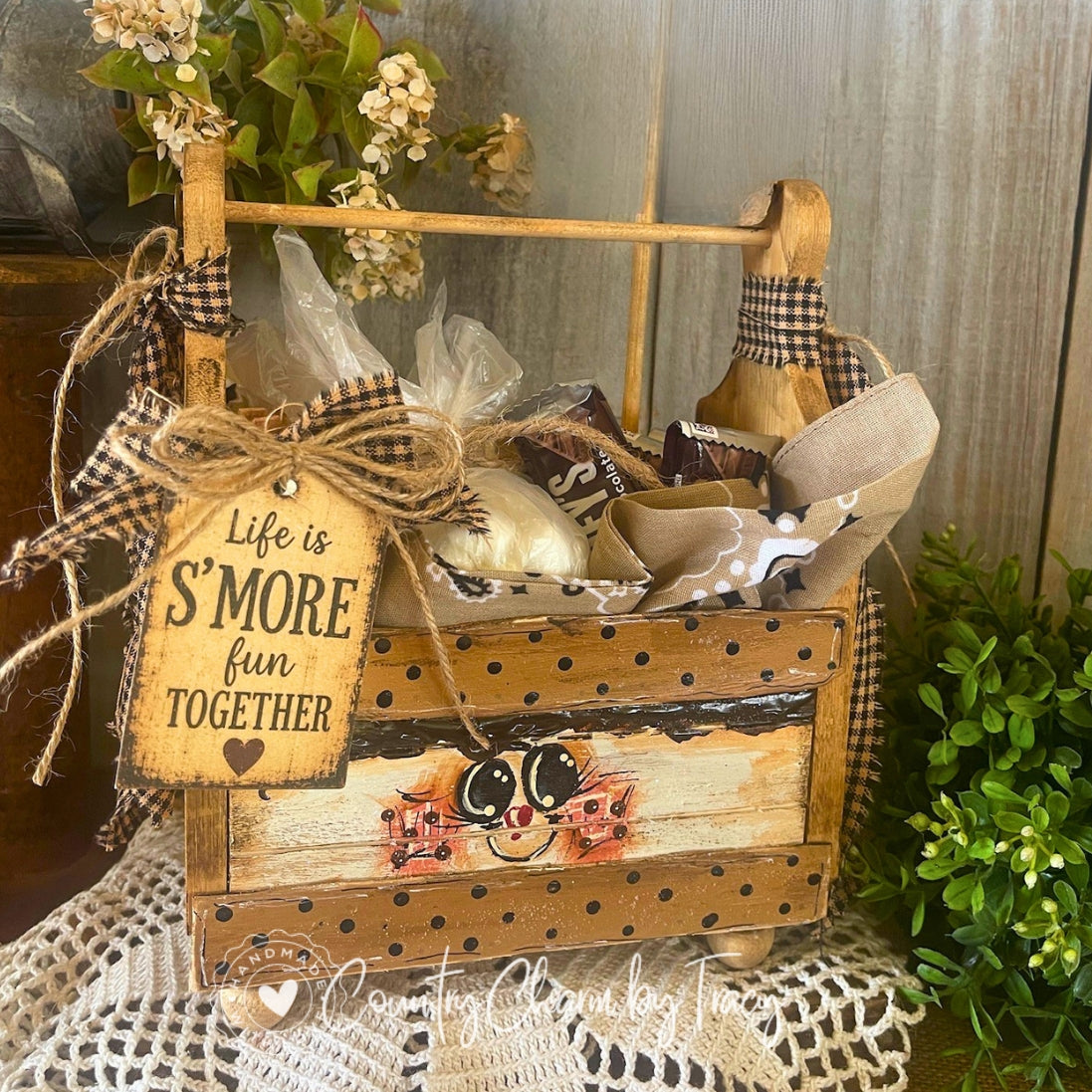 S'MORES Caddy || Handpainted Decor
