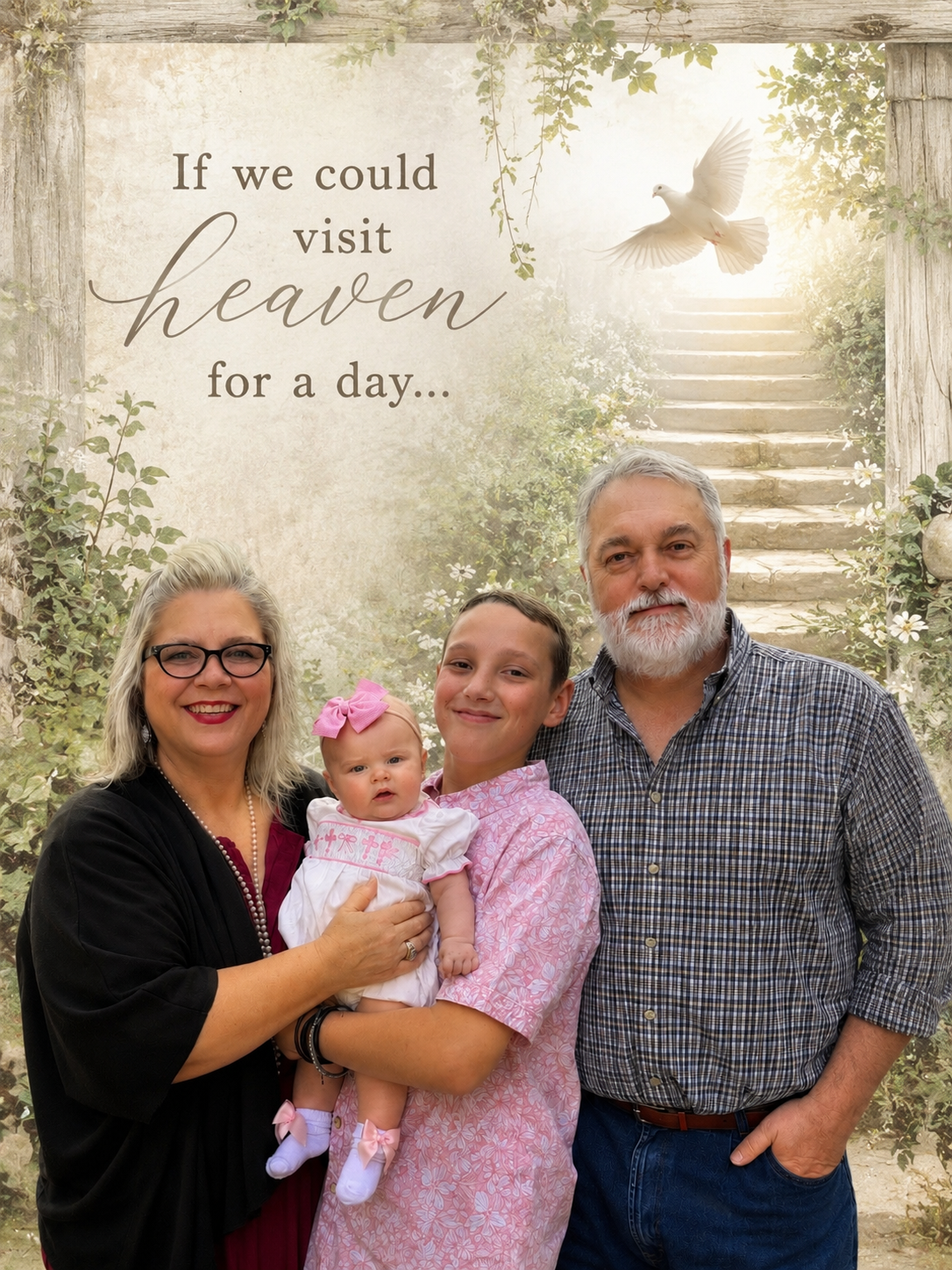 If only we could visit heaven for a day....