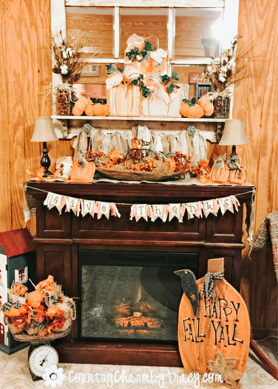 GIVE THANKS Banner || How to use your Favorite Font and Paint it Yourself!