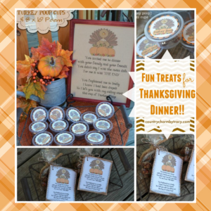 {Turkey Poop} Tags & Goodie Bags with Free Printables