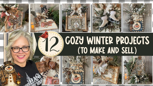 Winter Collection 2026 - 12 Cozy Winter Projects to Make and Sell! All NEW!