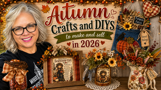 Autumn DIYs to Make and Sell in 2026 || Rustic Primitive Country Farmhouse Decor