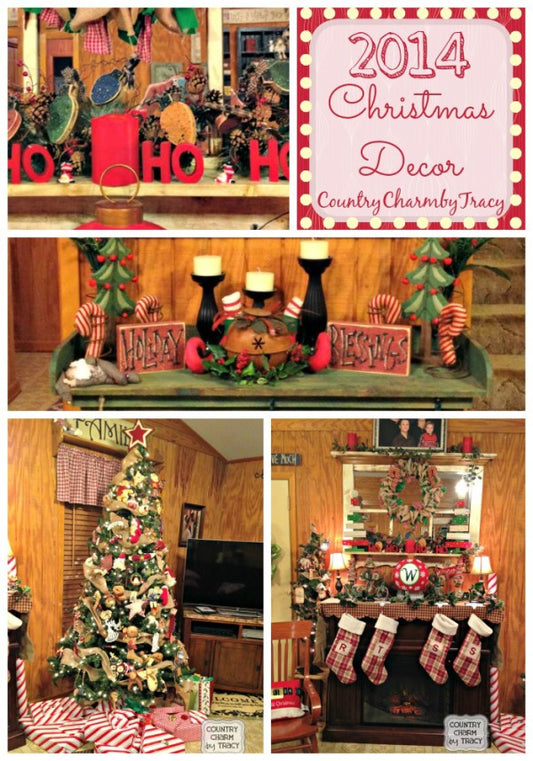 My Primitive Country Christmas Decor 2014