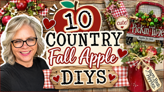 10 Country Farmhouse Fall Apple DIYs to make in 2026