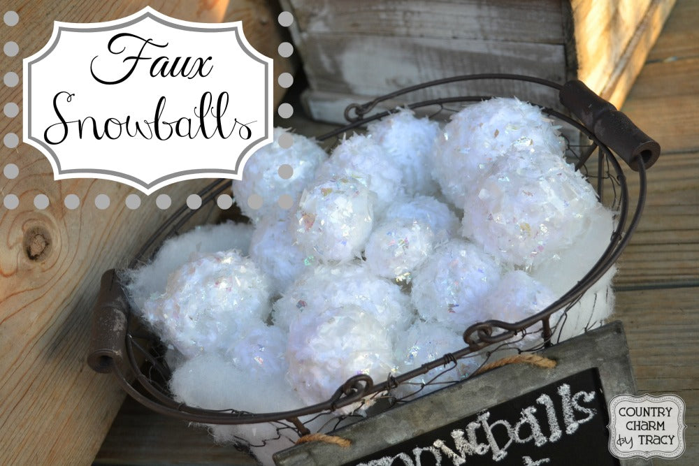 {Faux Snowballs}