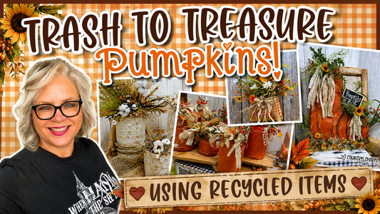 Fall Projects using Trash to Treasure Items! Pumpkins and More to make in 2026