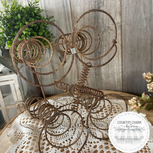 Set of 4 Old Vintage Bed Springs – Connected Together | Shipping Included