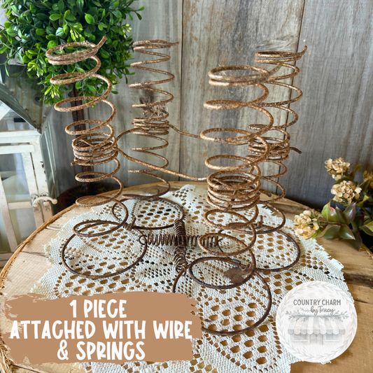 Set of 4 Old Vintage Bed Springs – Connected Together | Shipping Included