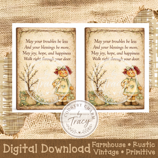 Lucky Annie – Rectangle | 5x7 Digital Download Printable PDF