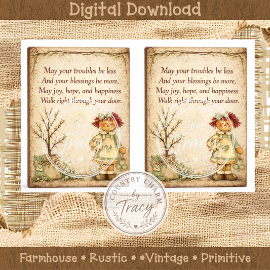 Lucky Annie – Rectangle | 5x7 Digital Download Printable PDF