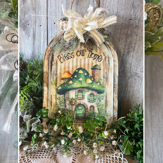 Lucky Cottage Bless Our Home Wall Decor