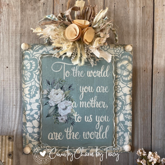 Shabby Chic Mother's Day Decor