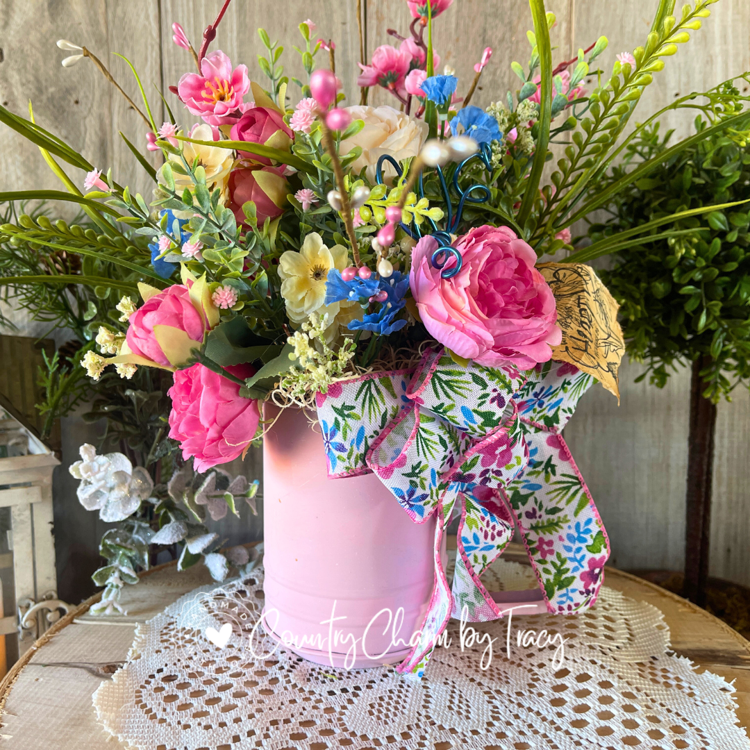 🌸🌿 Spring Florals Sifter Decor