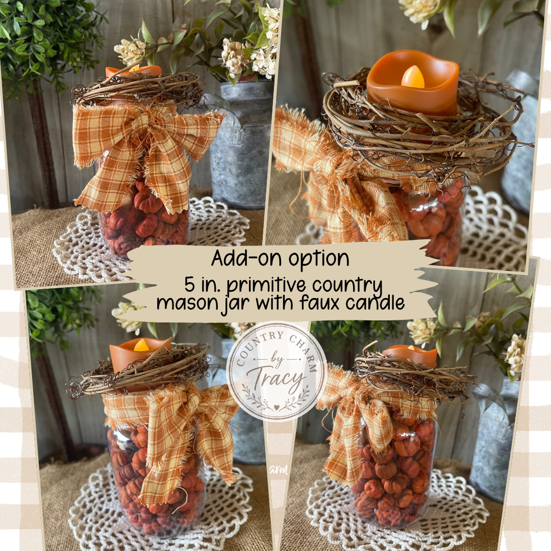 Simple Blessings of Autumn - 5x5 Shadow Box Decor