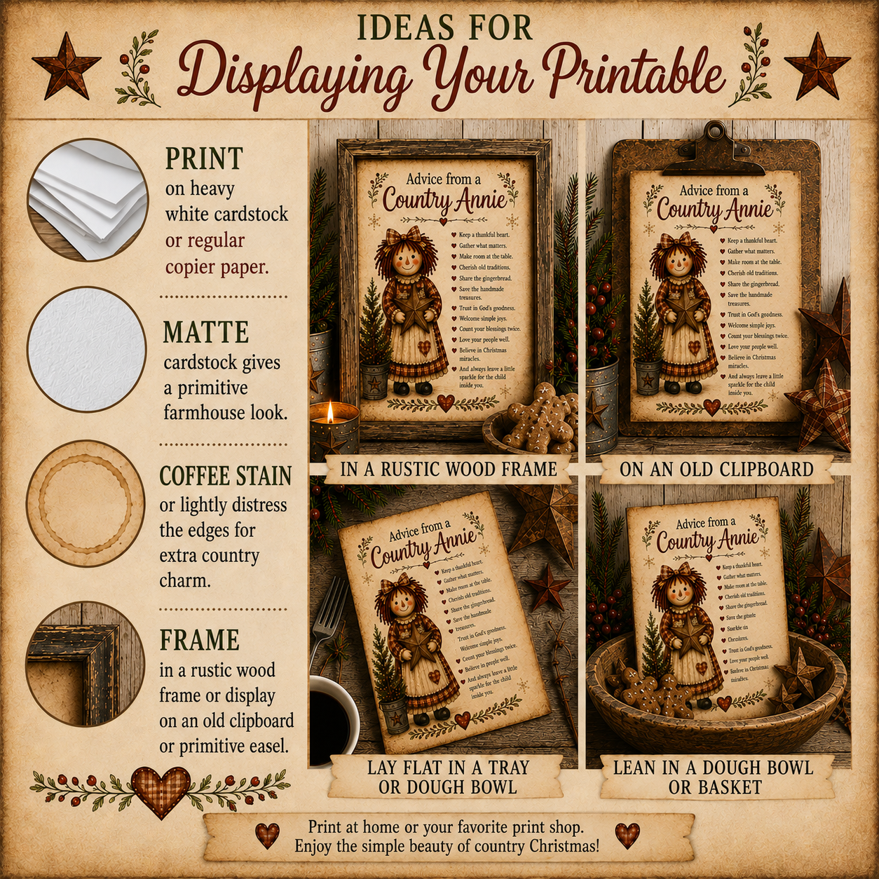 Advice from a Country Annie - 8x10 Digital Download