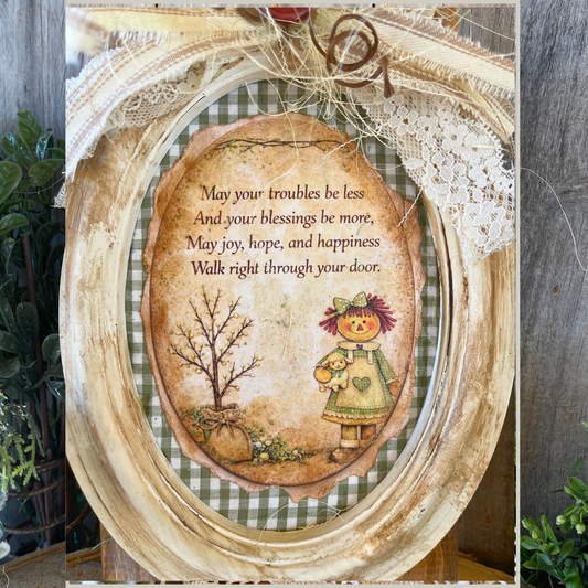 Lucky Annie – Oval | 5x7 Digital Download Printable PDF